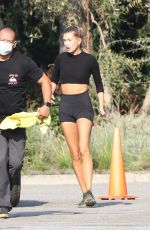 HAILEY BIEBER Out on Early Morning Workout Session in Beverly Hills 08/19/2020