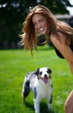 HALEY KALIL on the Set of a Photoshoot, July 2020