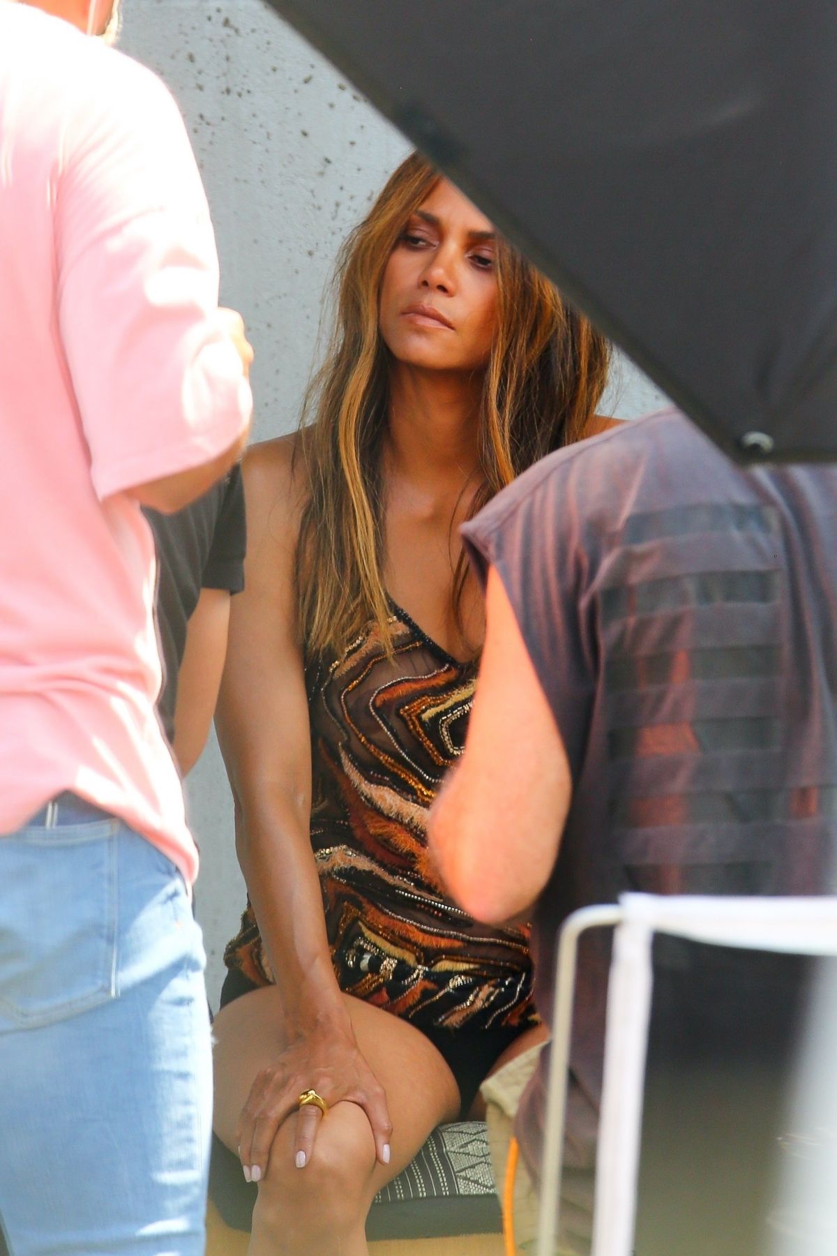 HALLE BERRY at a Photoshoot in Los Angeles 08/17/2020.