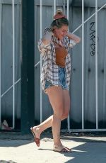 HILARY DUFF at Domingo