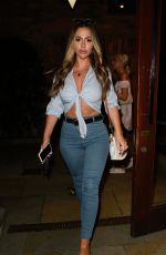 HOLLY HAGAN, ZAHIDA ALLEN and LEONIE and CHE MCSORLEY at Dukes92 Bar in Manchester 08/12/2020