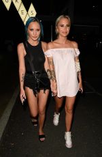 HOLLY HAGAN, ZAHIDA ALLEN and LEONIE and CHE MCSORLEY at Dukes92 Bar in Manchester 08/12/2020