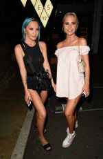 HOLLY HAGAN, ZAHIDA ALLEN and LEONIE and CHE MCSORLEY at Dukes92 Bar in Manchester 08/12/2020
