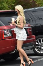 HOLLY MADISON Arrives at a Studio in Los Angeles 08/24/2020