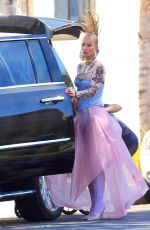 IGGY AZALEA Leaves a Photoshoot in Los Angeles 08/13/2020
