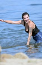 IRELAND BALDWIN at a Beach in Malibu 08/16/2020