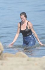 IRELAND BALDWIN at a Beach in Malibu 08/16/2020