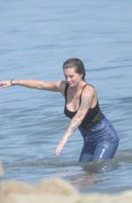 IRELAND BALDWIN at a Beach in Malibu 08/16/2020