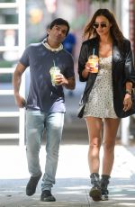 IRINA SHAYK Out and About in New York 08/18/2020
