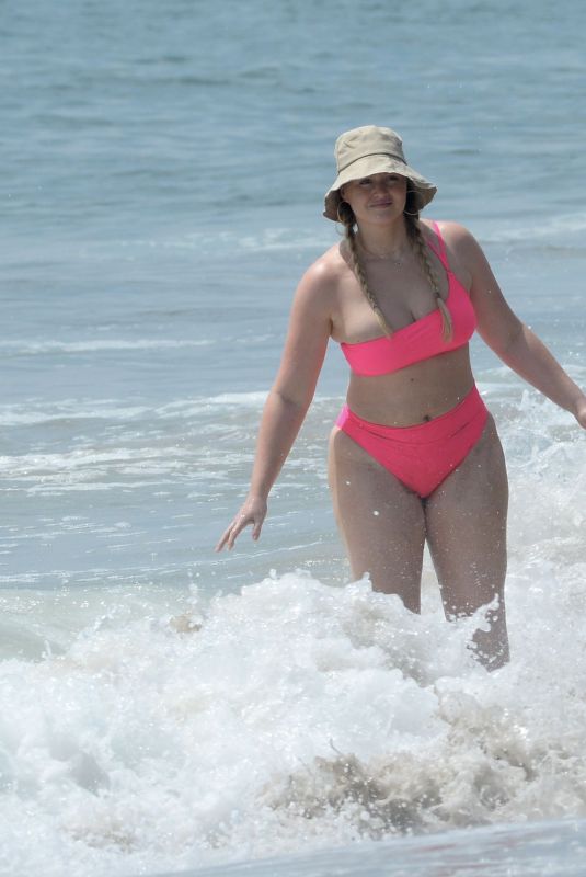 ISKRA LAWRENCE in Bikini at a Beach in Malibu 08/23/2020