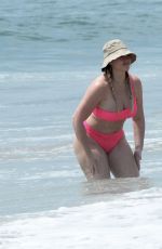 ISKRA LAWRENCE in Bikini at a Beach in Malibu 08/23/2020