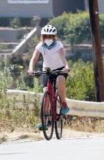 ISLA FISHER Out for a Bike Ride in Los Angeles 08/04/2020