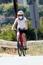ISLA FISHER Out for a Bike Ride in Los Angeles 08/04/2020