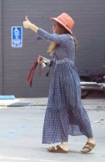 ISLA FISHER Out with Her Dog in West Hollywood 08/21/2020