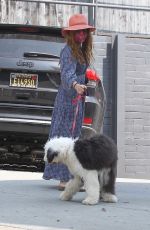ISLA FISHER Out with Her Dog in West Hollywood 08/21/2020