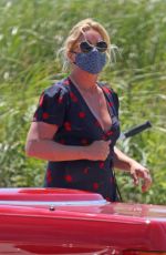 JANE KRAKOWSKI at a Beach in The Hamptons 07/30/2020