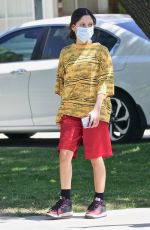 JENNA ORTEGA Out and About in Los Angeles 08/05/2020