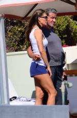 JENNIFER FLANVIN and Sylvester Stallone at a Beach in Malibu 08/09/2020