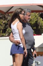 JENNIFER FLANVIN and Sylvester Stallone at a Beach in Malibu 08/09/2020