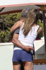 JENNIFER FLANVIN and Sylvester Stallone at a Beach in Malibu 08/09/2020