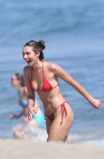 JENNIFER FLANVIN, SISTINE, SOPHIA and SCARLET STALLONE Out in the Beach in Malibu 08/15/2020