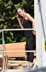 JENNIFER GARNER Checking Progress of Her New Home in Brentwood 08/20/2020