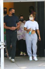 JENNIFER LOPEZ and Alex Rodriguez Leaves Their Apartment in New York 08/10/2020