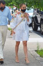 JENNIFER LOPEZ and Alex Rodriguez Out for Dinner at Cipriani in New York 08/05/2020