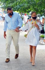 JENNIFER LOPEZ and Alex Rodriguez Out for Dinner at Cipriani in New York 08/05/2020