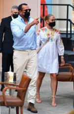 JENNIFER LOPEZ and Alex Rodriguez Out for Dinner at Cipriani in New York 08/05/2020