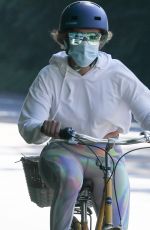 JENNIFER LOPEZ on a Bike Ride in New York 08/01/2020