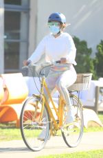 JENNIFER LOPEZ on a Bike Ride in New York 08/01/2020
