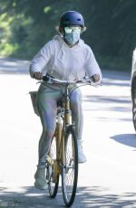 JENNIFER LOPEZ on a Bike Ride in New York 08/01/2020