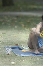 JESSICA BROWN-FINDLAY at a Park in London 08/05/2020