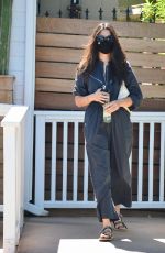 JESSICA GOMES in a Jumpsuit Out for Lunch in West Hollywood 08/21/2020