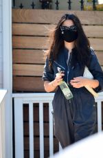 JESSICA GOMES in a Jumpsuit Out for Lunch in West Hollywood 08/21/2020