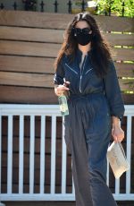 JESSICA GOMES in a Jumpsuit Out for Lunch in West Hollywood 08/21/2020