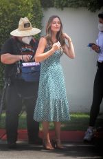 JOJO FLETCHER on the Set of The Bachelorette in Palm Springs 08/20/2020