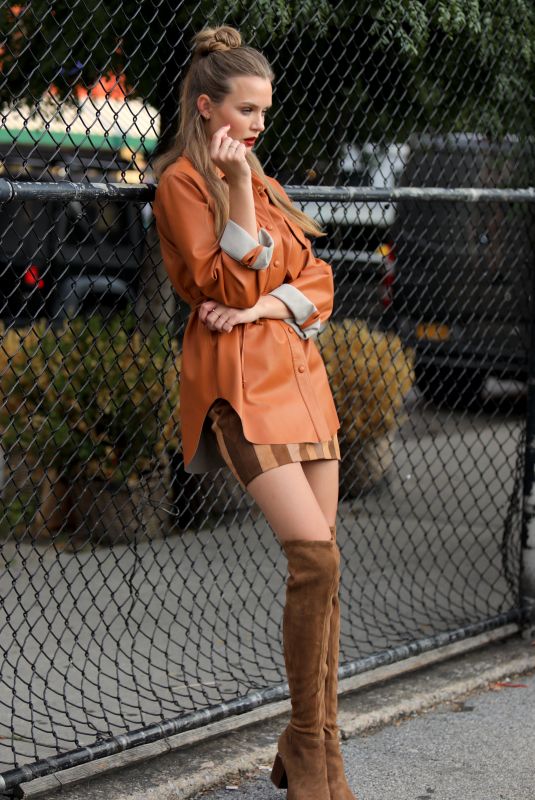 JOSEPHINE SKRIVER at a Maybelline Photoshoot in New York 08/13/2020