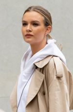 JOSEPHINE SKRIVER on the Set of Maybelline Commercial in New York 08/15/2020