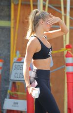 JOSIE CANSECO Leaves a Private Workout in West Hollywood 08/03/2020