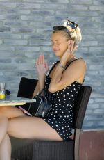 JOSIE CANSECO Out for Lunch at Granville American Restaurant in Studio City 08/11/2020
