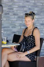 JOSIE CANSECO Out for Lunch at Granville American Restaurant in Studio City 08/11/2020