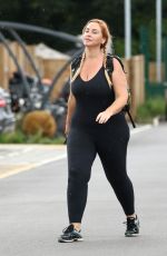 JOSIE GIBSON Leaves a Gym in Bath 08/18/2020