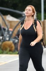 JOSIE GIBSON Leaves a Gym in Bath 08/18/2020