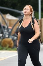 JOSIE GIBSON Leaves a Gym in Bath 08/18/2020