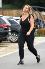 JOSIE GIBSON Leaves a Gym in Bath 08/18/2020