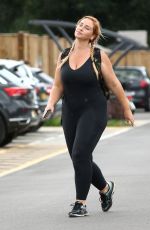 JOSIE GIBSON Leaves a Gym in Bath 08/18/2020