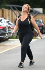 JOSIE GIBSON Leaves a Gym in Bath 08/18/2020