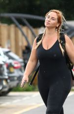 JOSIE GIBSON Leaves a Gym in Bath 08/18/2020